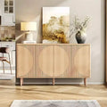 Credenza a buffet in rovere da 59 pollici, madia moderna con ante per sala da pranzo e soggiorno, rovere chiaro