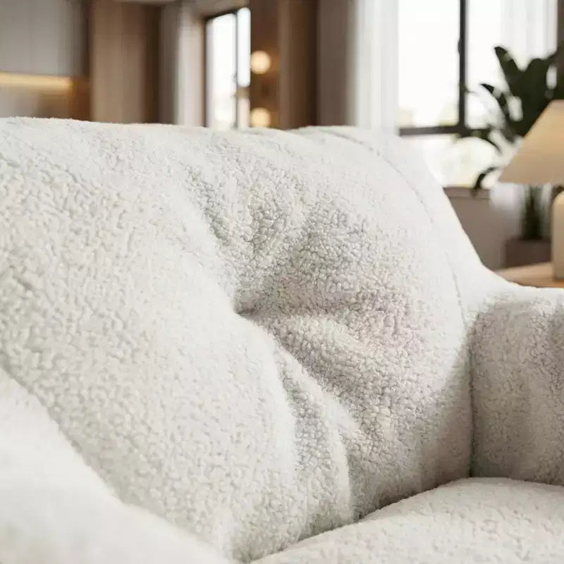 Poltrona a Sacco per Adulti, Comoda Poltrona a Sacco con Braccioli, Poltrona Relax Imbottita in Schiuma ad Alta Densità per Soggiorno, Camera da Letto e Lettura