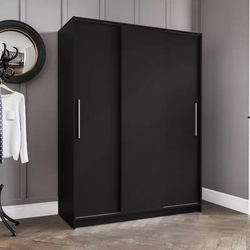 3 Sliding Door Clothing Armoire Wardrobe with Modern Design and Ample Storage