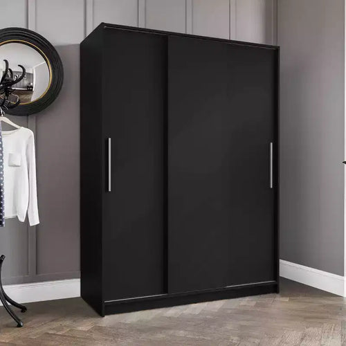 Armadio Guardaroba a 3 Ante Scorrevoli con Design Moderno e Ampio Spazio di Archiviazione