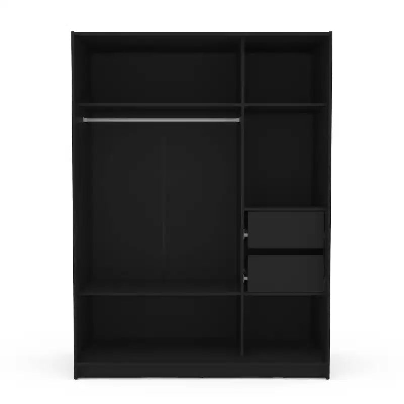 Armadio Guardaroba a 3 Ante Scorrevoli con Design Moderno e Ampio Spazio di Archiviazione