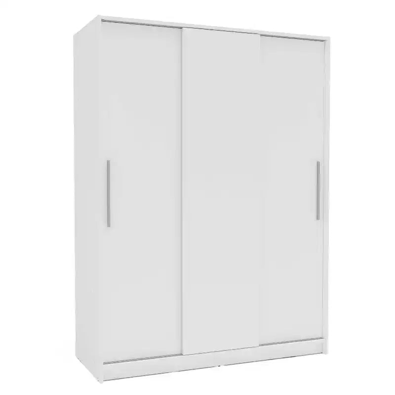 3 Sliding Door Clothing Armoire Wardrobe with Modern Design and Ample Storage